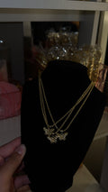 BUTTERFLY NUGGET NECKLACE