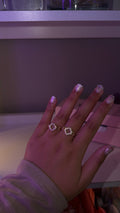OPEN CLOVERLEAF ADJUSTABLE RING