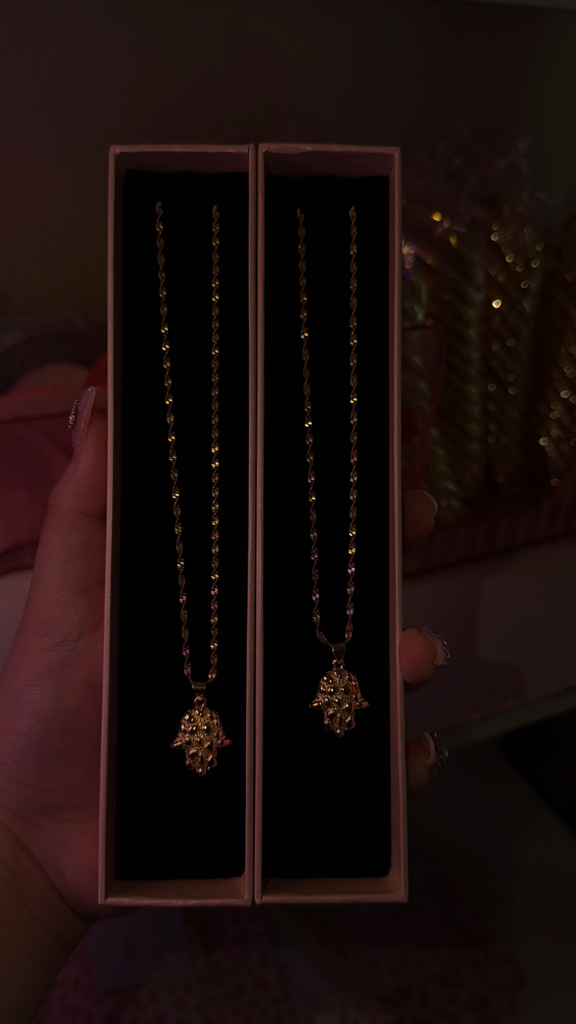 HAMSA NUGGET NECKLACE