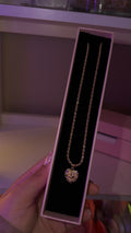 CUT HEART NUGGET NECKLACE