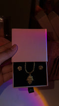 HAMSA NUGGET NECKLACE SET