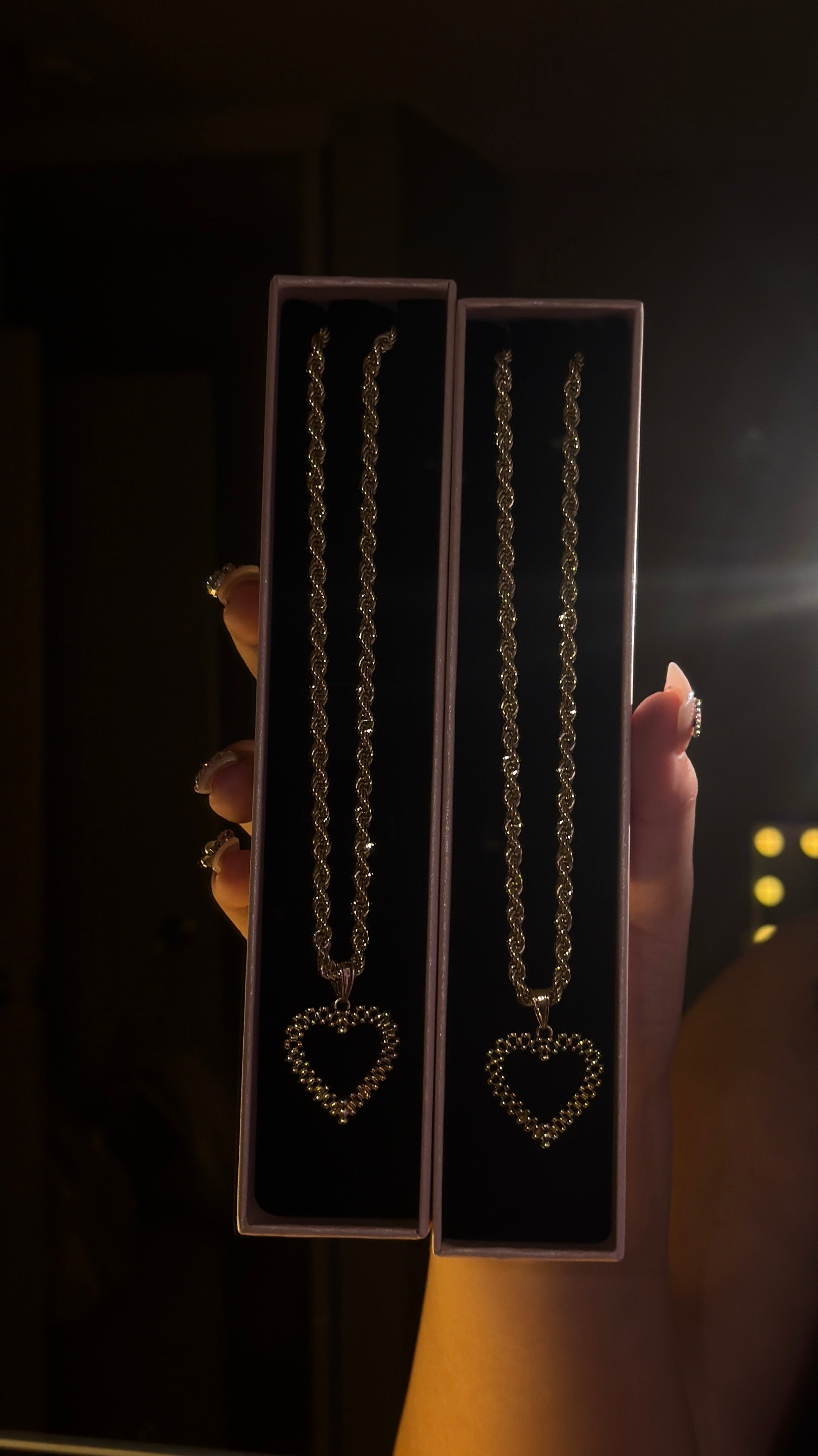 HEART ROLEX NECKLACE