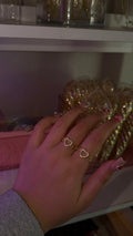ADJUSTABLE HEART RING